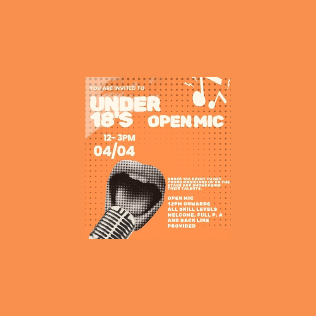 Under 18's Open Mic Night