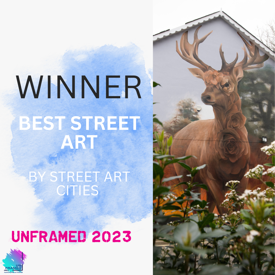Ashford’s “Flamboyant Fawn” mural voted best street art